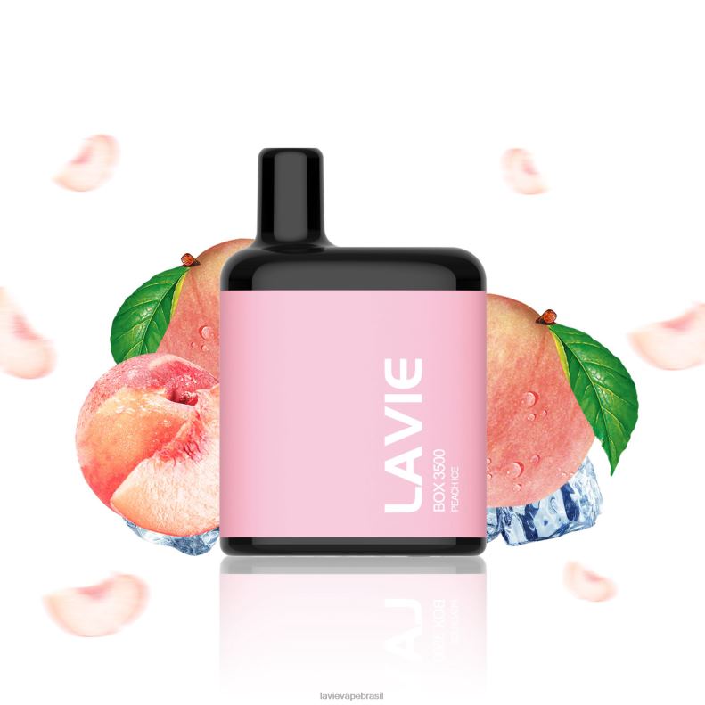 gelo de pêssego LAVIE BOX 3500 baforadas 6X422209 | Lavie Vape Review