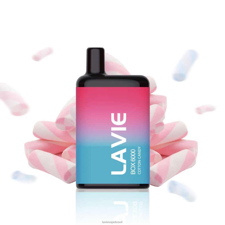 algodão doce LAVIE BOX 6.000 baforadas 6X422206 | Lavie Vape Sabor
