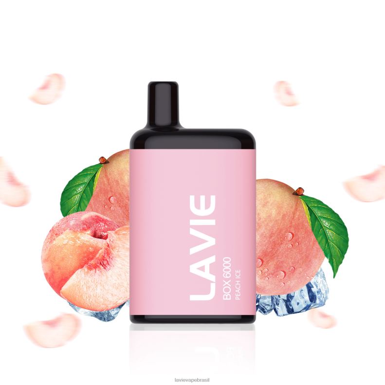gelo de pêssego LAVIE BOX 6.000 baforadas 6X422200 | Lavie Vape Loja