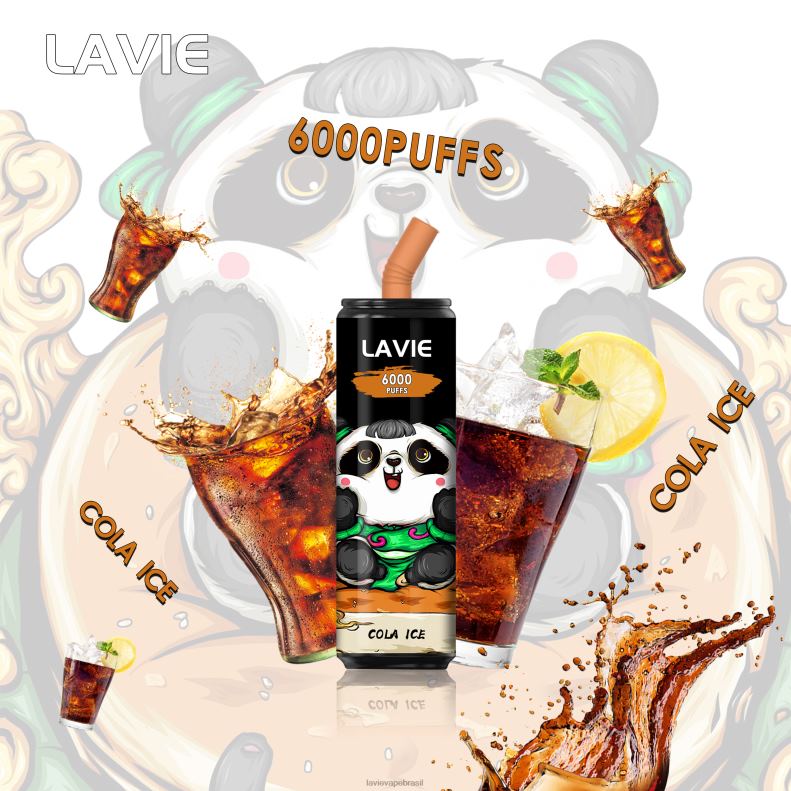 gelo de cola LAVIE Coke BAR 6.000 baforadas 6X422276 | Lavie Vape Sabor