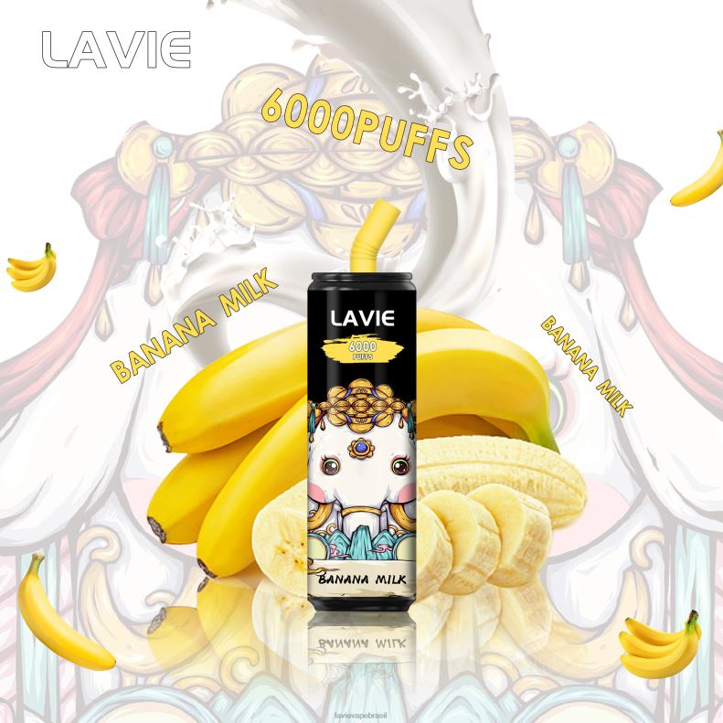 leite de banana LAVIE Coke BAR 6.000 baforadas 6X422274 | Lavie Vape Brasil