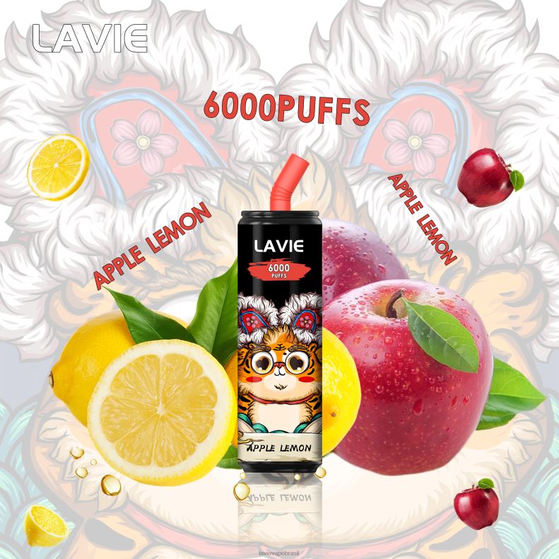 maçã limão LAVIE Coke BAR 6.000 baforadas 6X422275 | Lavie Vape Preço