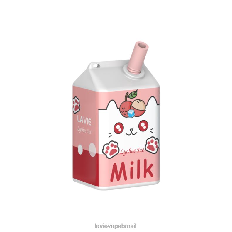 gelo de lichia LAVIE MILK 7.000 baforadas 6X422183 | Lavie Vape Brasil