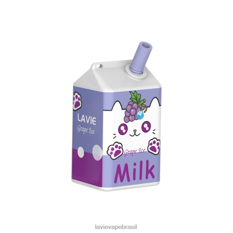 gelo de uva LAVIE MILK 7.000 baforadas 6X422186 | Lavie Vape Loja