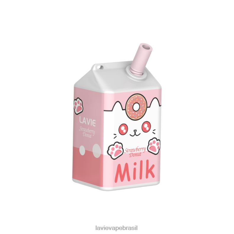 rosquinha de morango LAVIE MILK 7.000 baforadas 6X422177 | Lavie Vape Preço
