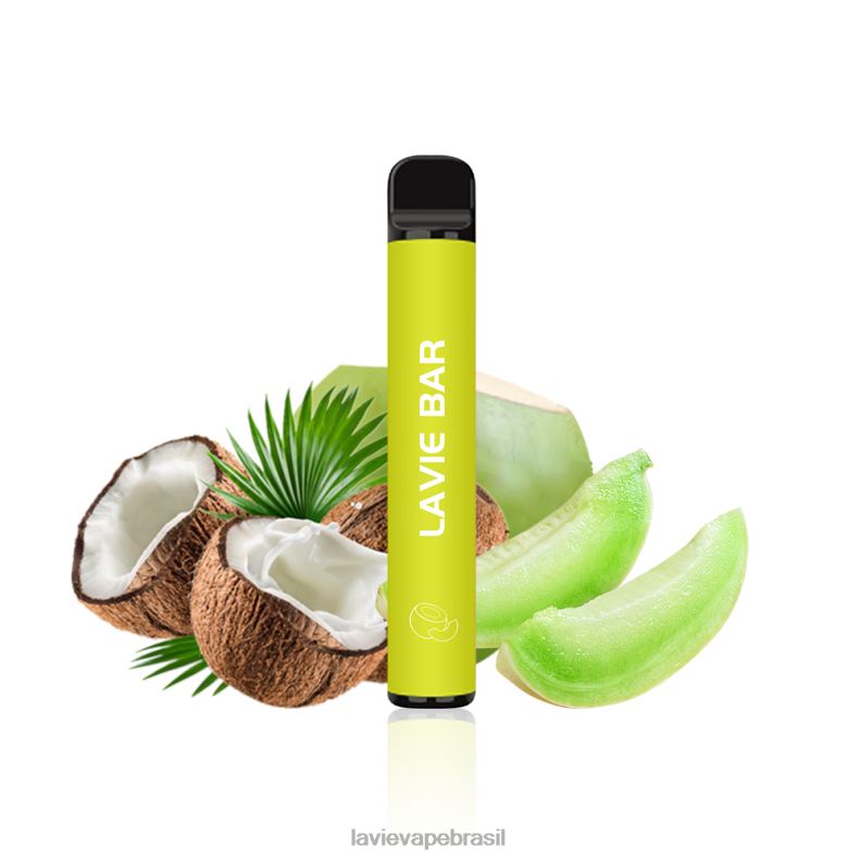 melão coco LAVIE BAR Versão 2% 800 baforadas 6X422324 | Lavie Vape Preço