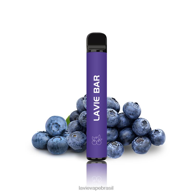 mirtilo LAVIE BAR Versão 2% 800 baforadas 6X422318 | Lavie Vape Sabor