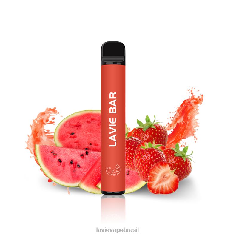 morango melancia LAVIE BAR Versão 2% 800 baforadas 6X422327 | Lavie Vape Price