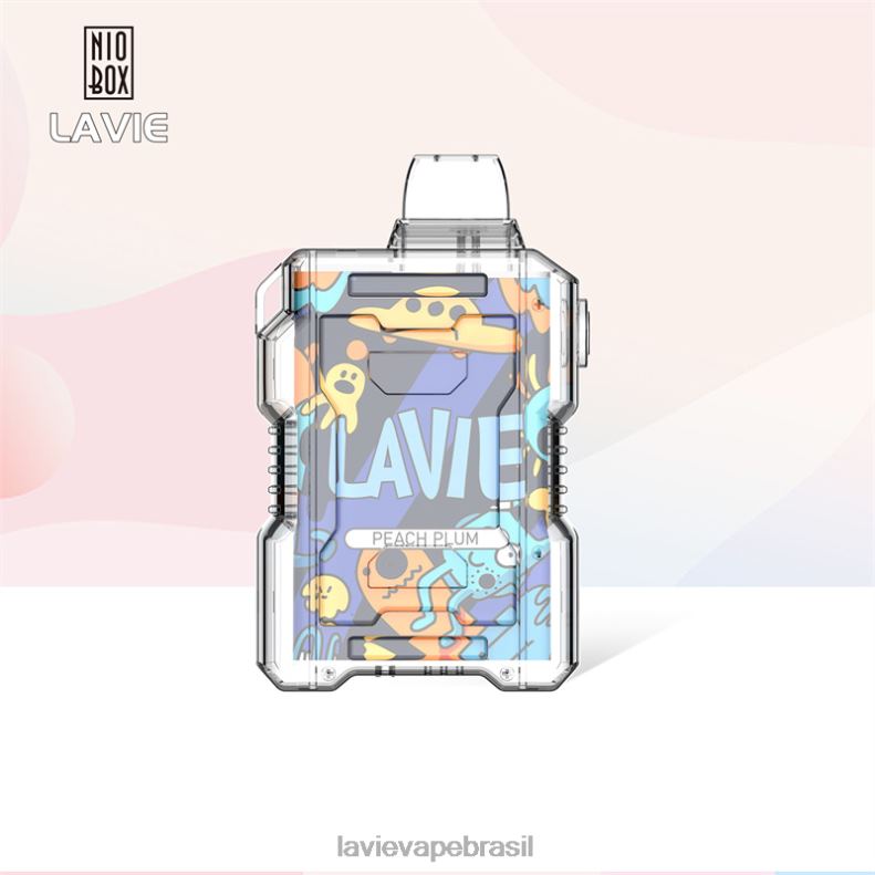 ameixa de pêssego LAVIE NIO BOX 9.000 baforadas 6X422198 | Lavie Vape Preço