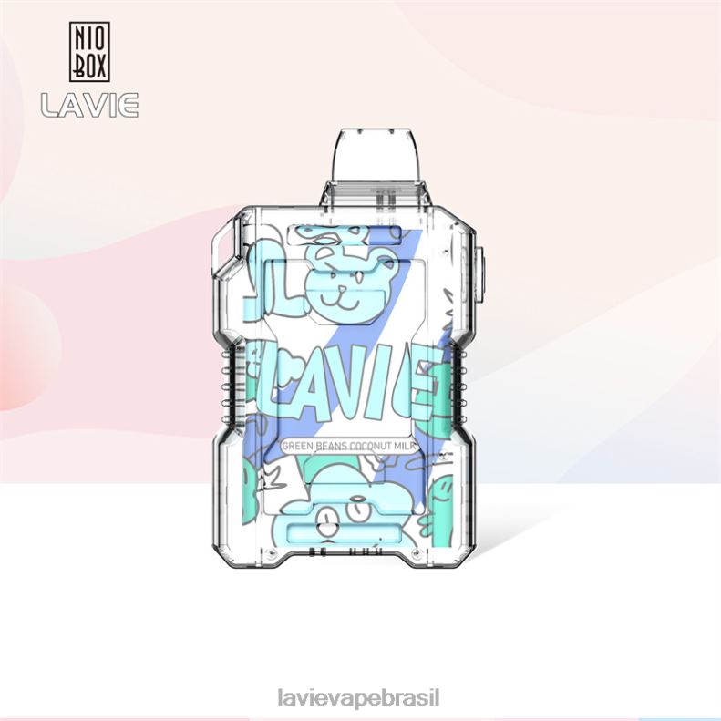 feijão verde leite de coco LAVIE NIO BOX 9.000 baforadas 6X422188 | Lavie Vape Review