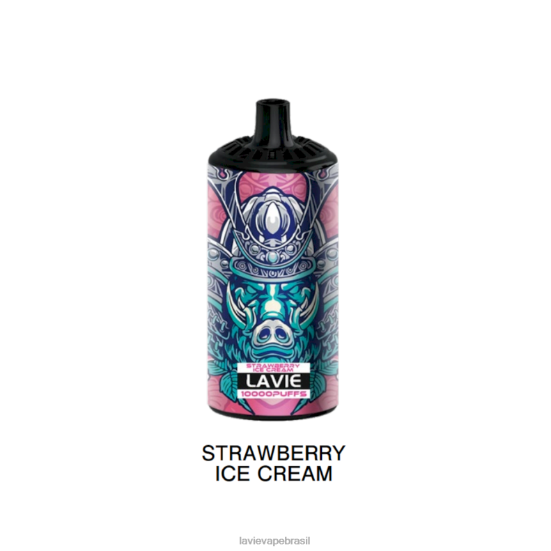 sorvete de morango LAVIE BEAST 10.000 baforadas 6X422369 | Lavie Vape Price