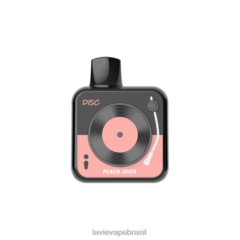 suco de pêssego LAVIE DISC 10.000 baforadas 6X422163 | Lavie Vape Preço