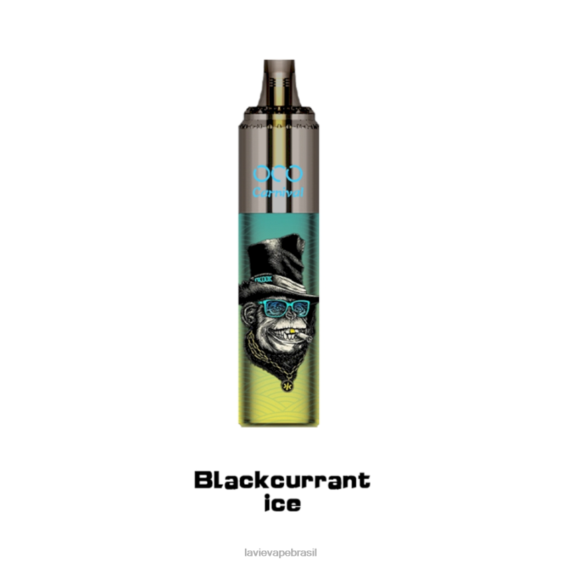 gelo de groselha LAVIE OCO carnaval 10.000 baforadas 6X422348 | Lavie Vape Price