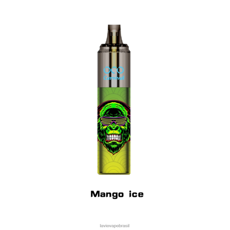 gelo de manga LAVIE OCO carnaval 10.000 baforadas 6X422353 | Lavie Vape Sabor