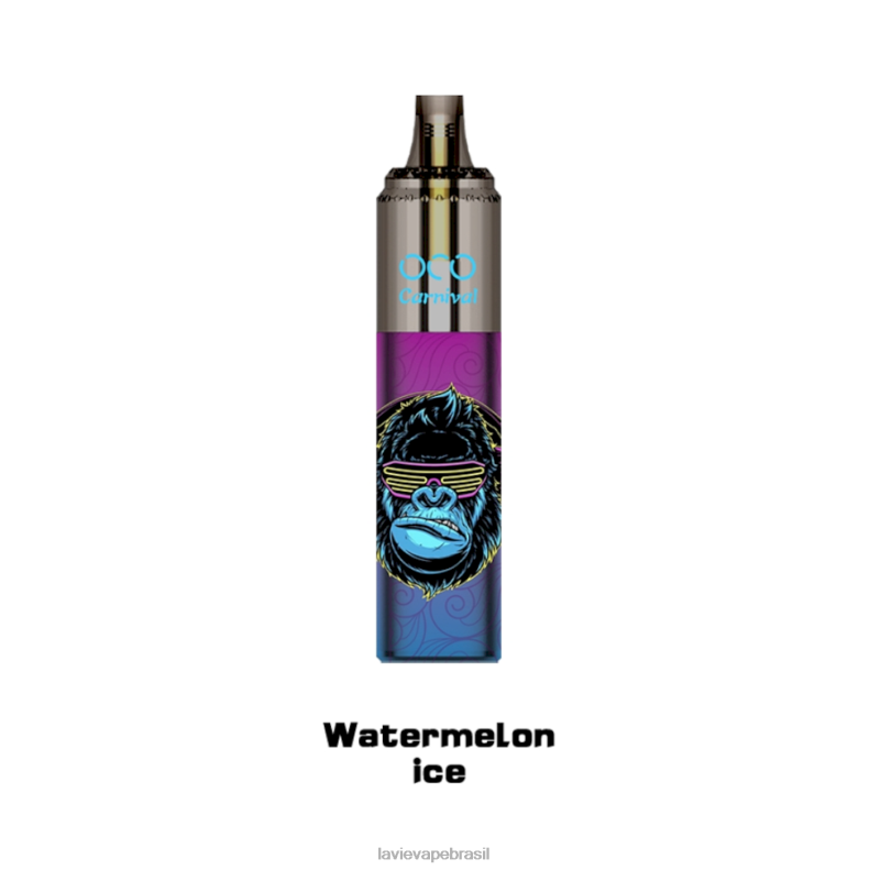 gelo de melancia LAVIE OCO carnaval 10.000 baforadas 6X422359 | Lavie Vape Preço