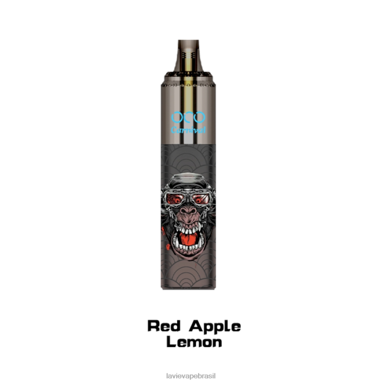limão, maçã vermelha LAVIE OCO carnaval 10.000 baforadas 6X422356 | Lavie Vape Review