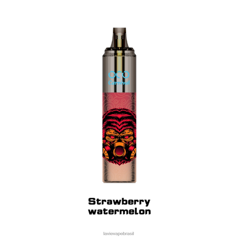 melancia morango LAVIE OCO carnaval 10.000 baforadas 6X422358 | Lavie Vape Brasil