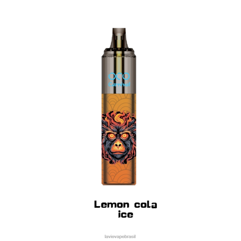 refrigerante de limão LAVIE OCO carnaval 10.000 baforadas 6X422351 | Lavie Vape Brasil
