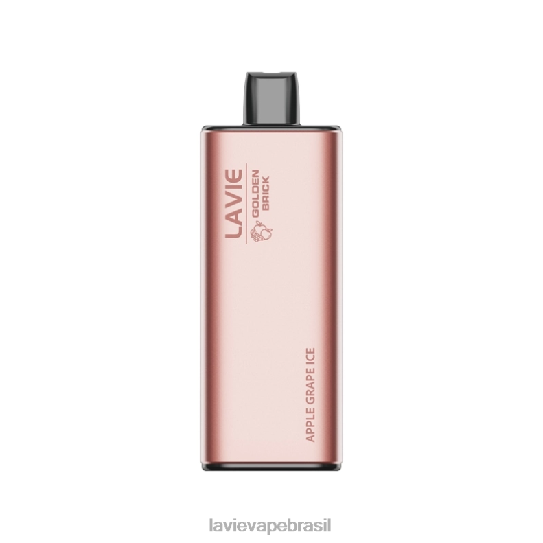 gelo de maçã e uva LAVIE GOLDEN BRICK 10.000 baforadas 6X42252 | Lavie Vape Sabor