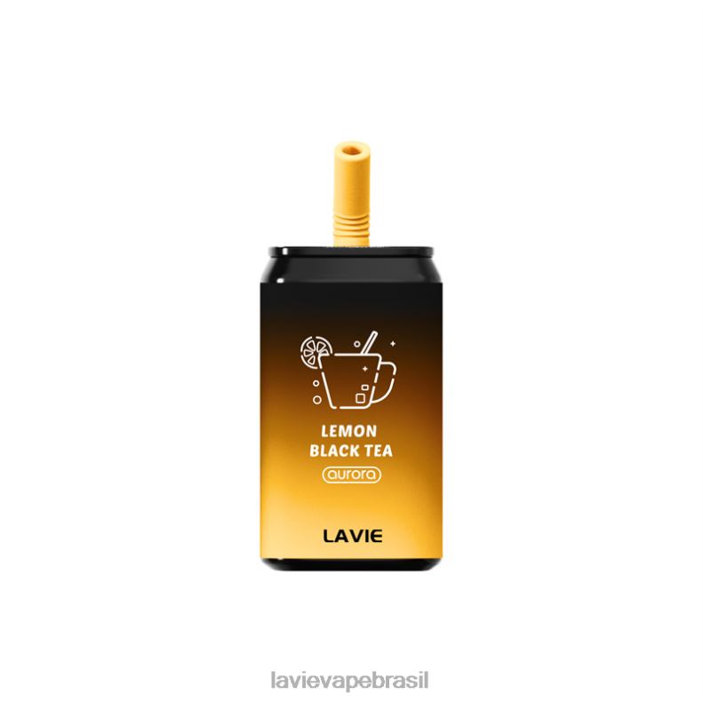 chá preto de limão LAVIE Aurora 11.000 baforadas 6X422150 | Lavie Vape Sabor