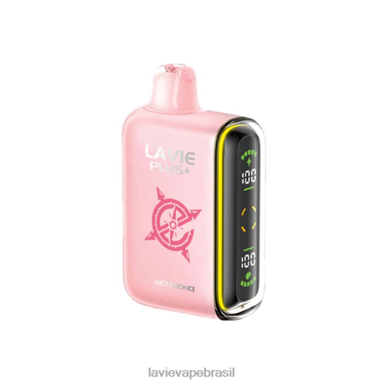 suculento gelo de pêssego LAVIE PLUS 15.000 baforadas 6X42299 | Lavie Vape Brasil