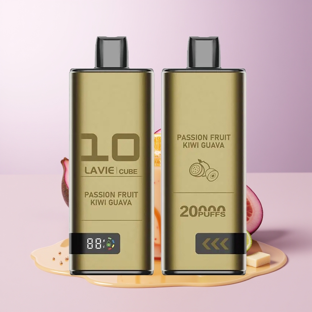 Lavie Cube 20000 puffs 600mAh 28ML Maracujá Kiwi Goiaba
