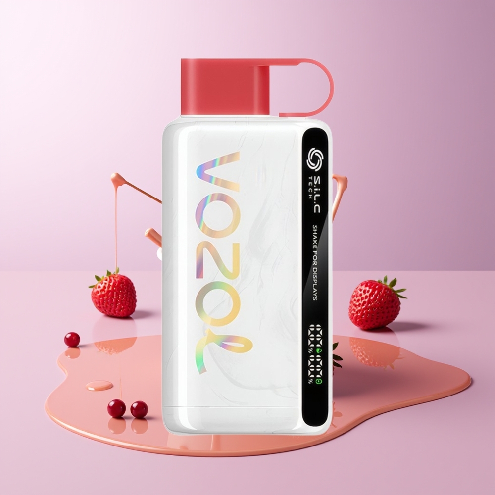 VOZOL STAR 9000/12000 Carga Rápida 30% Reciclado Morango Framboesa Cereja