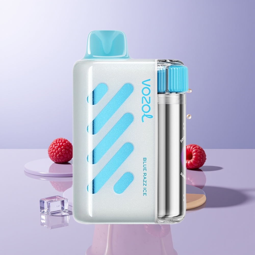 VOZOL VISTA 40000 puffs Recarregável Menta Azul Framboesa Gelo